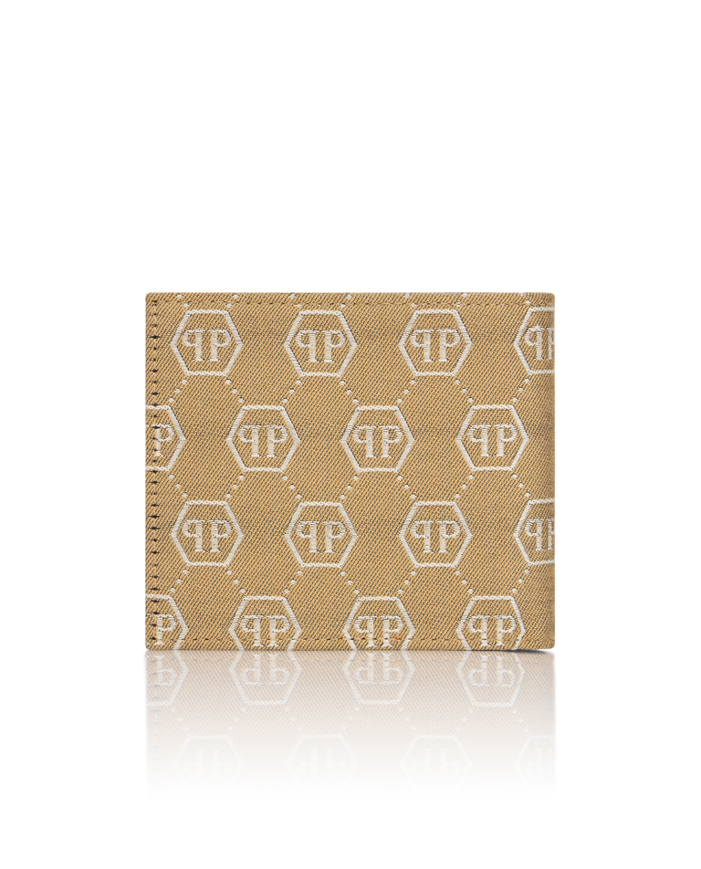 Beżowe etui na karty z monogramem - Image #3