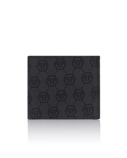 Czarne etui na karty z monogramem - Image #3
