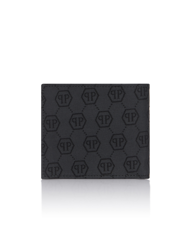 Czarne etui na karty z monogramem - Image #3