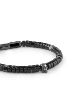 Czarna bransoletka z czaszką Plein Beads - Image #2