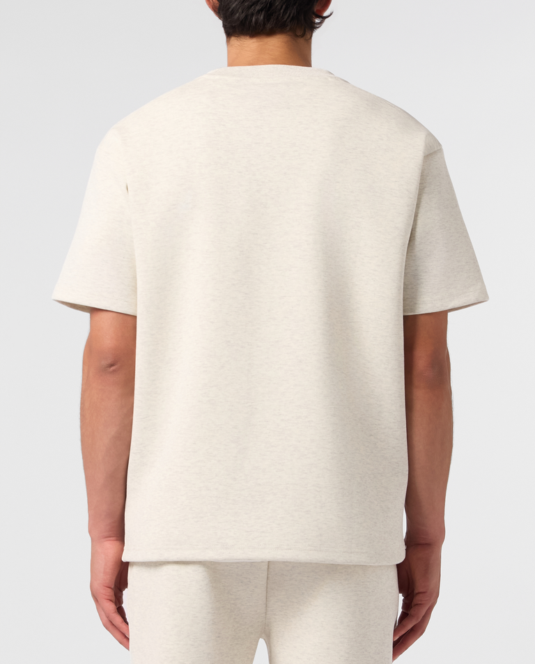 Kremowy t-shirt Chrome Scratch