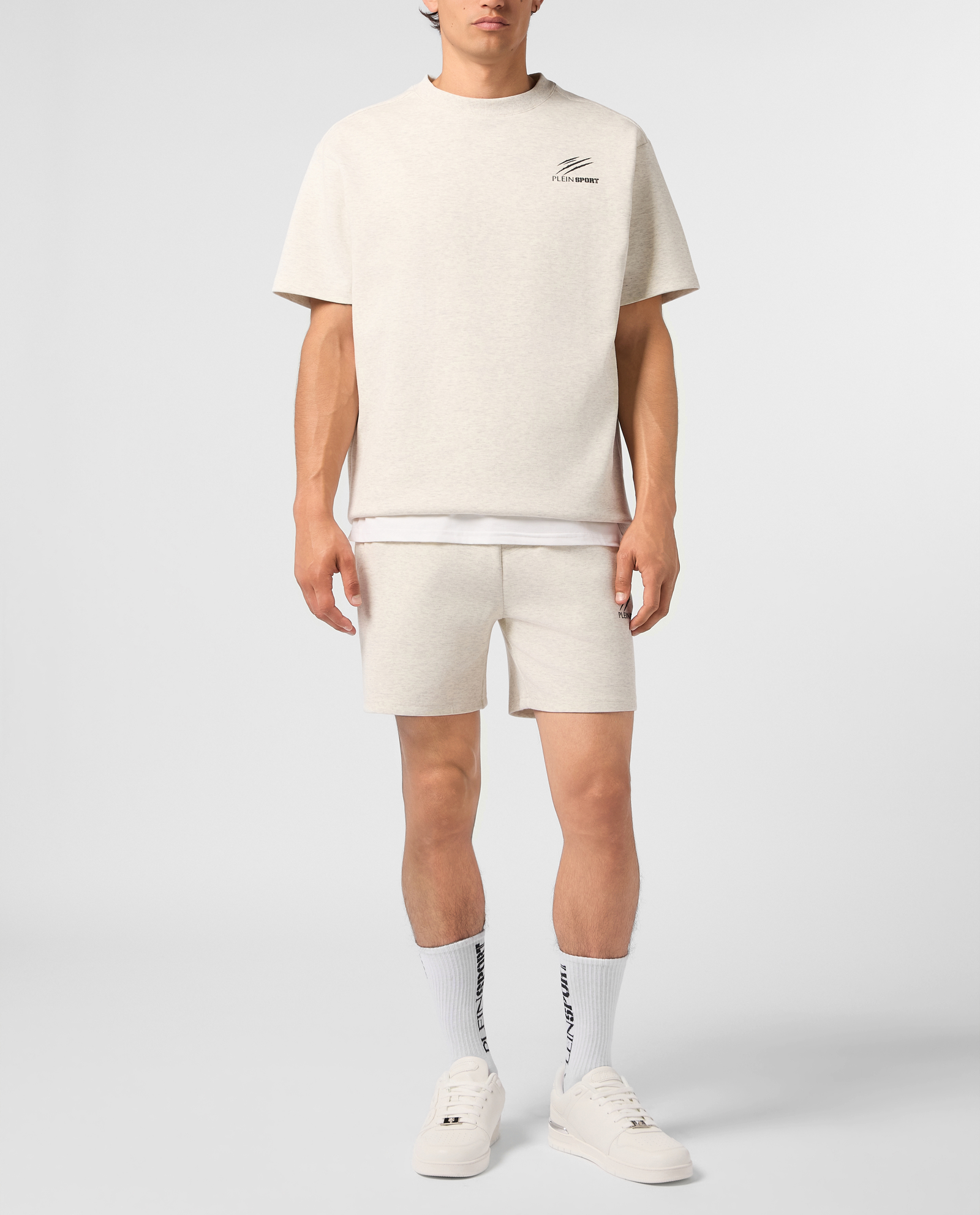 Kremowy t-shirt Chrome Scratch - Image #2