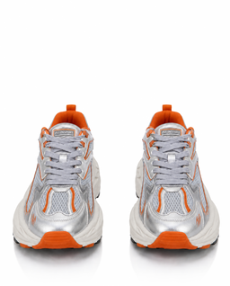 Metaliczne sneakersy z pomarańczowymi detalami Pulse X - Image #4