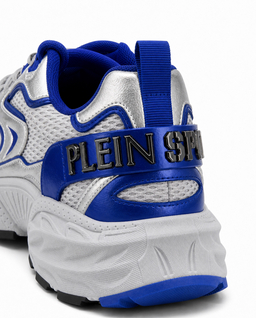 Metaliczne sneakersy z niebieskimi detalami Pulse X - Image #6