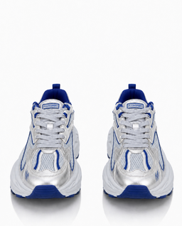 Metaliczne sneakersy z niebieskimi detalami Pulse X - Image #4