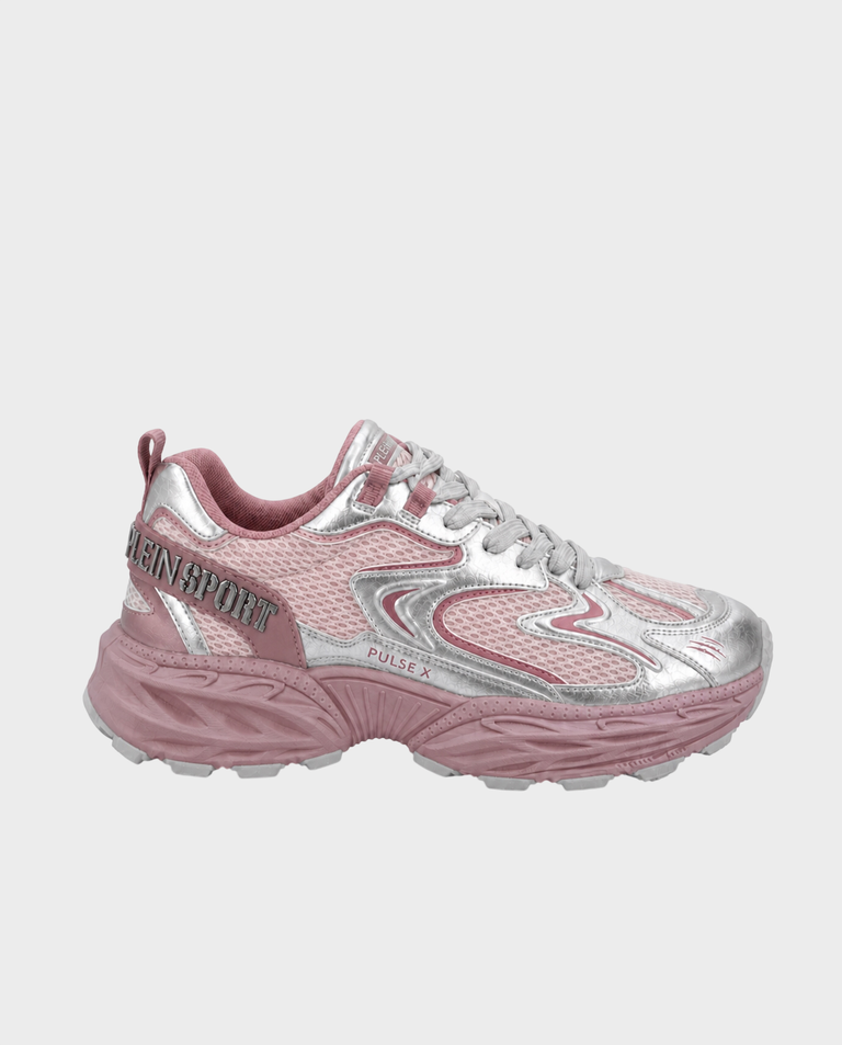 Różowe metaliczne sneakersy Pulse X