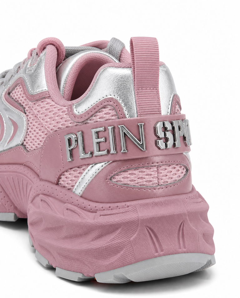 Różowe metaliczne sneakersy Pulse X - Image #4