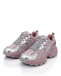 Różowe metaliczne sneakersy Pulse X - Image #2