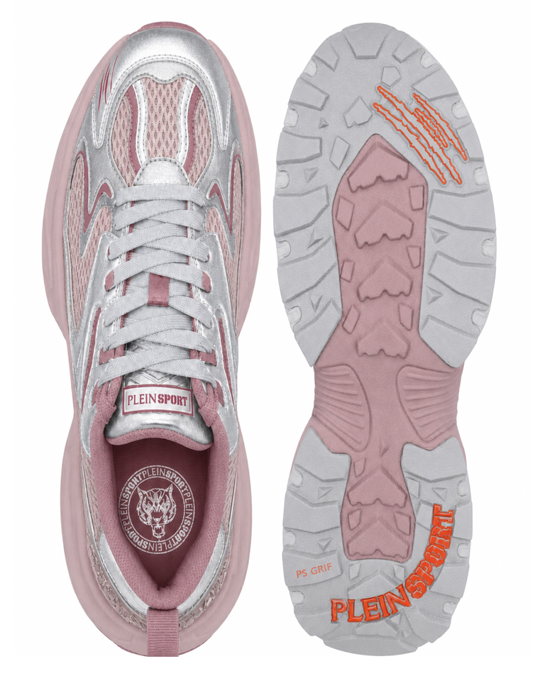 Różowe metaliczne sneakersy Pulse X - Image #7