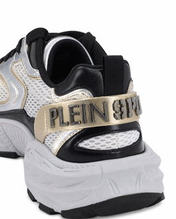 Białe sneakersy ze złotymi elementami Pulse X - Image #6