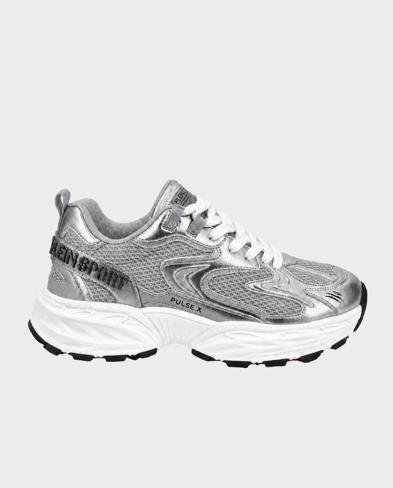 Srebrne sneakersy Pulse X