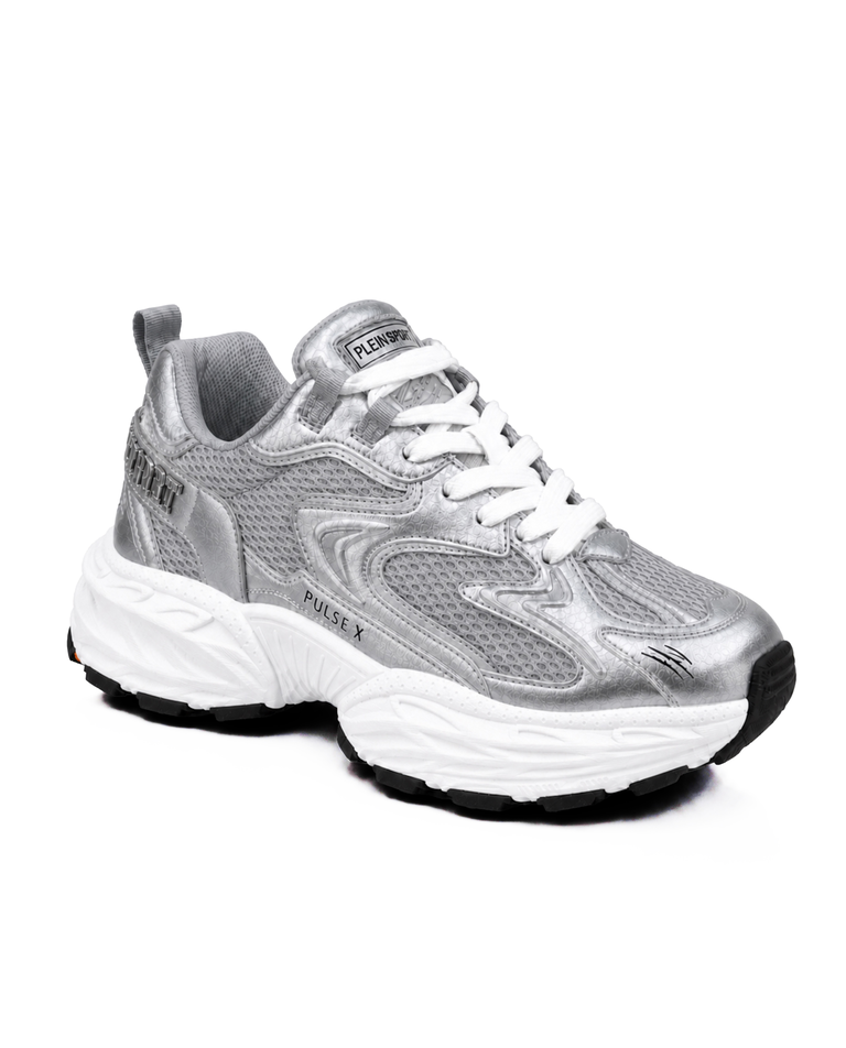 Srebrne sneakersy Pulse X