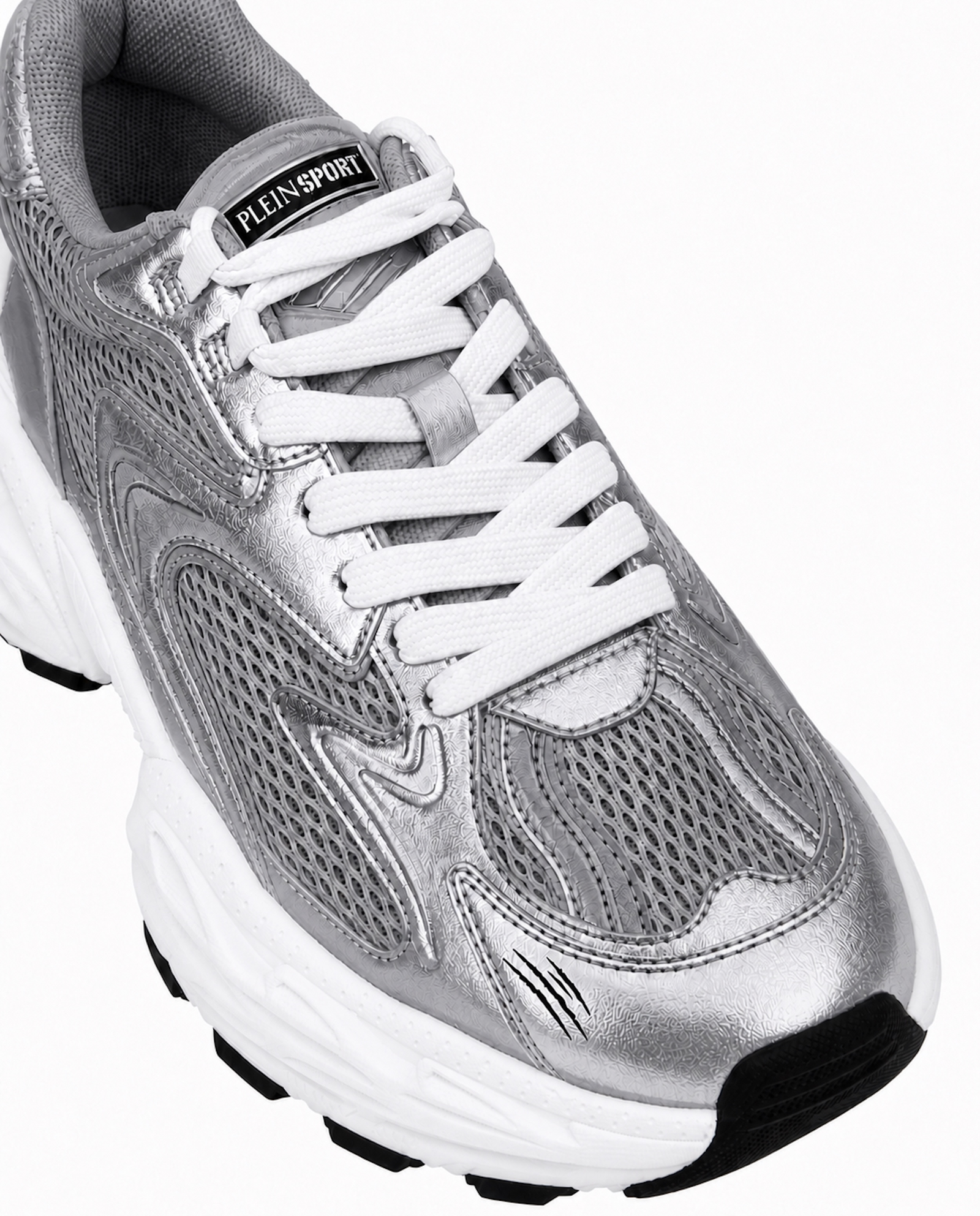 Srebrne sneakersy Pulse X - Image #6