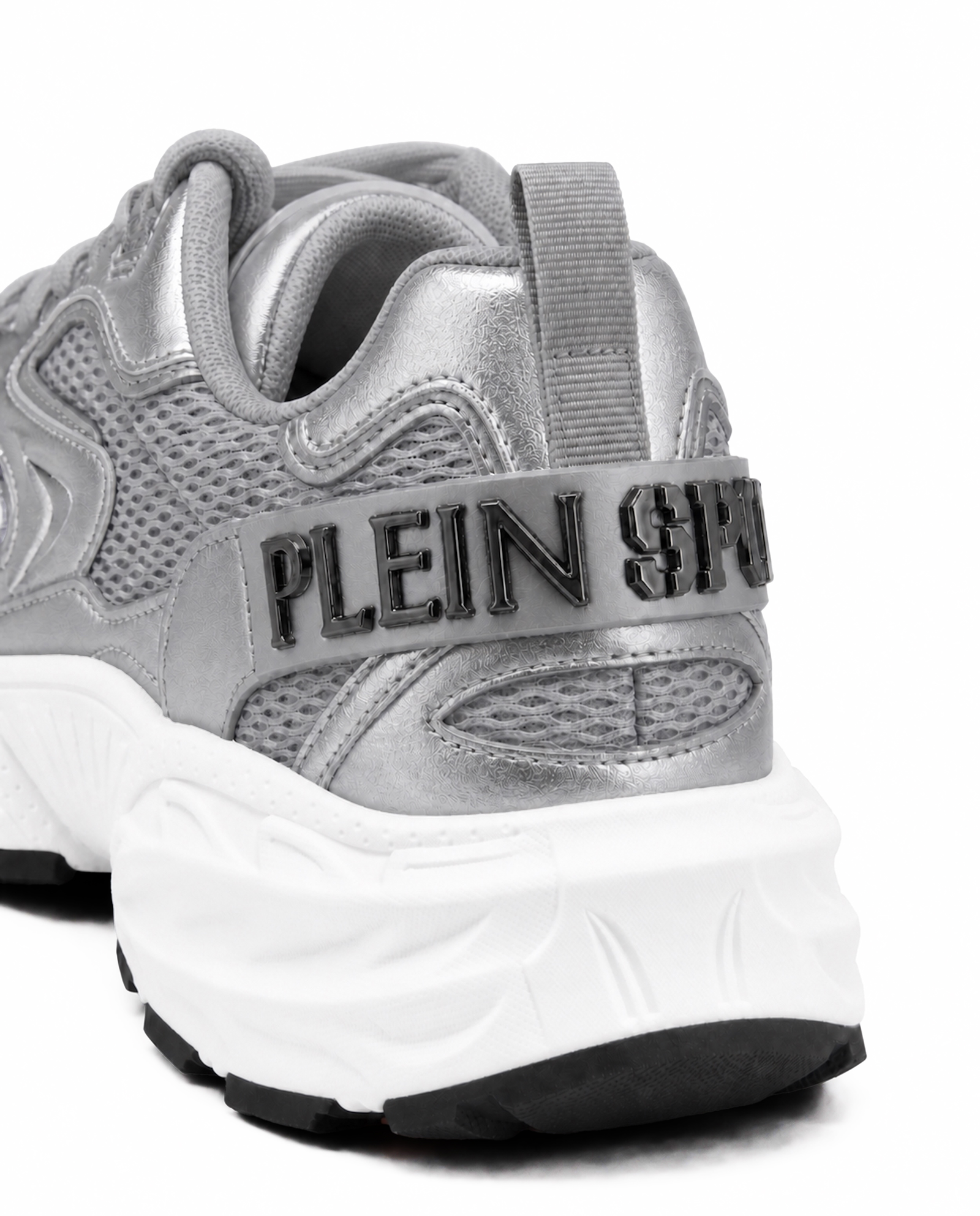 Srebrne sneakersy Pulse X - Image #5