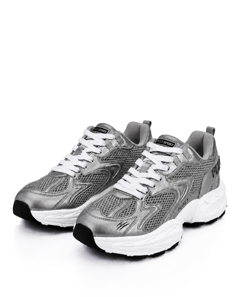 Srebrne sneakersy Pulse X - Image #2