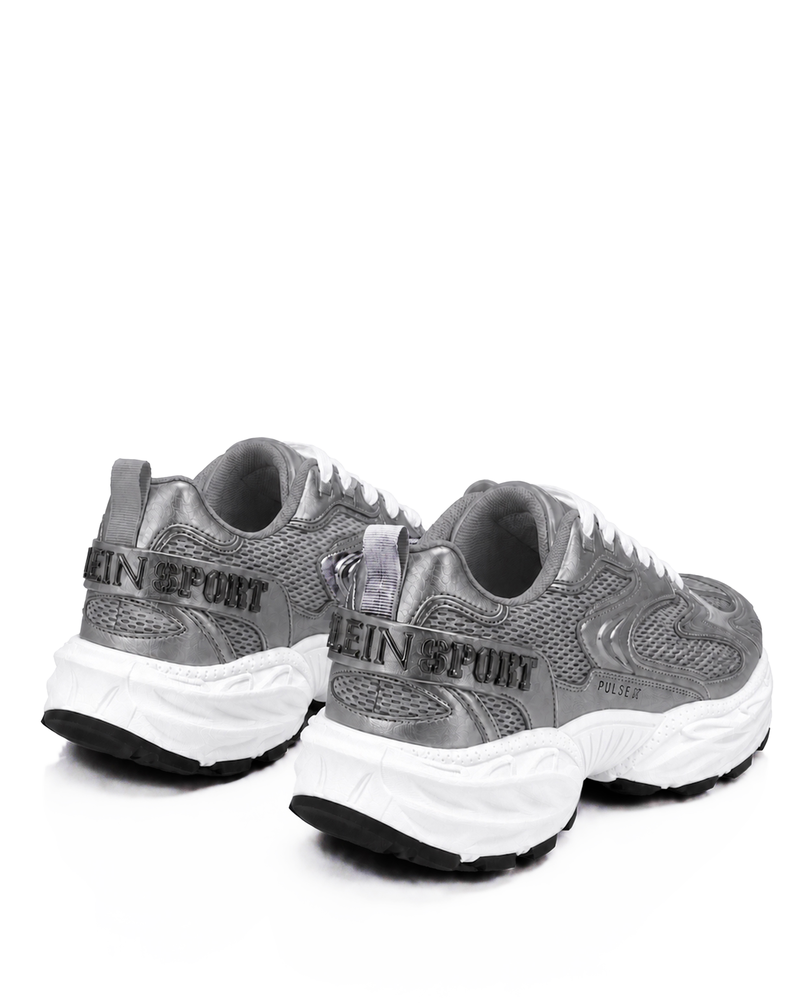 Srebrne sneakersy Pulse X - Image #3