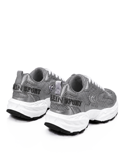 Srebrne sneakersy Pulse X - Image #3