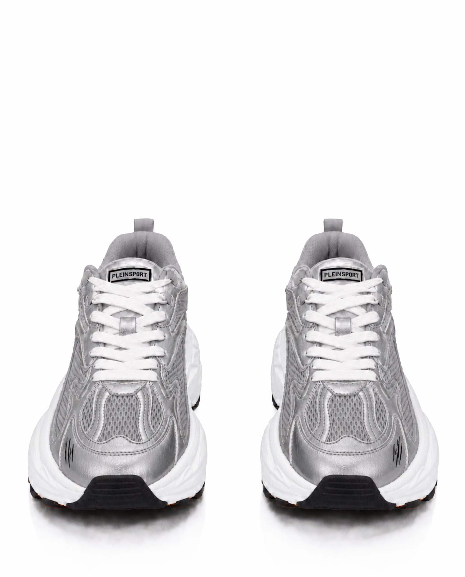 Srebrne sneakersy Pulse X - Image #4