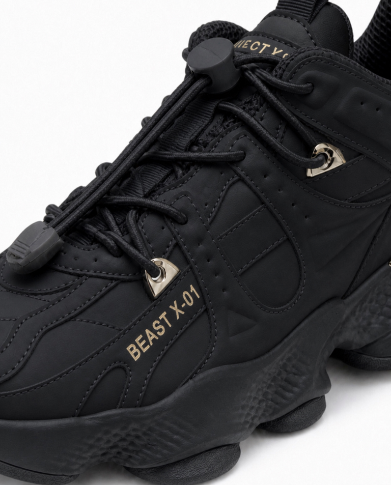 Czarne sneakersy Beast X-01 - Image #4