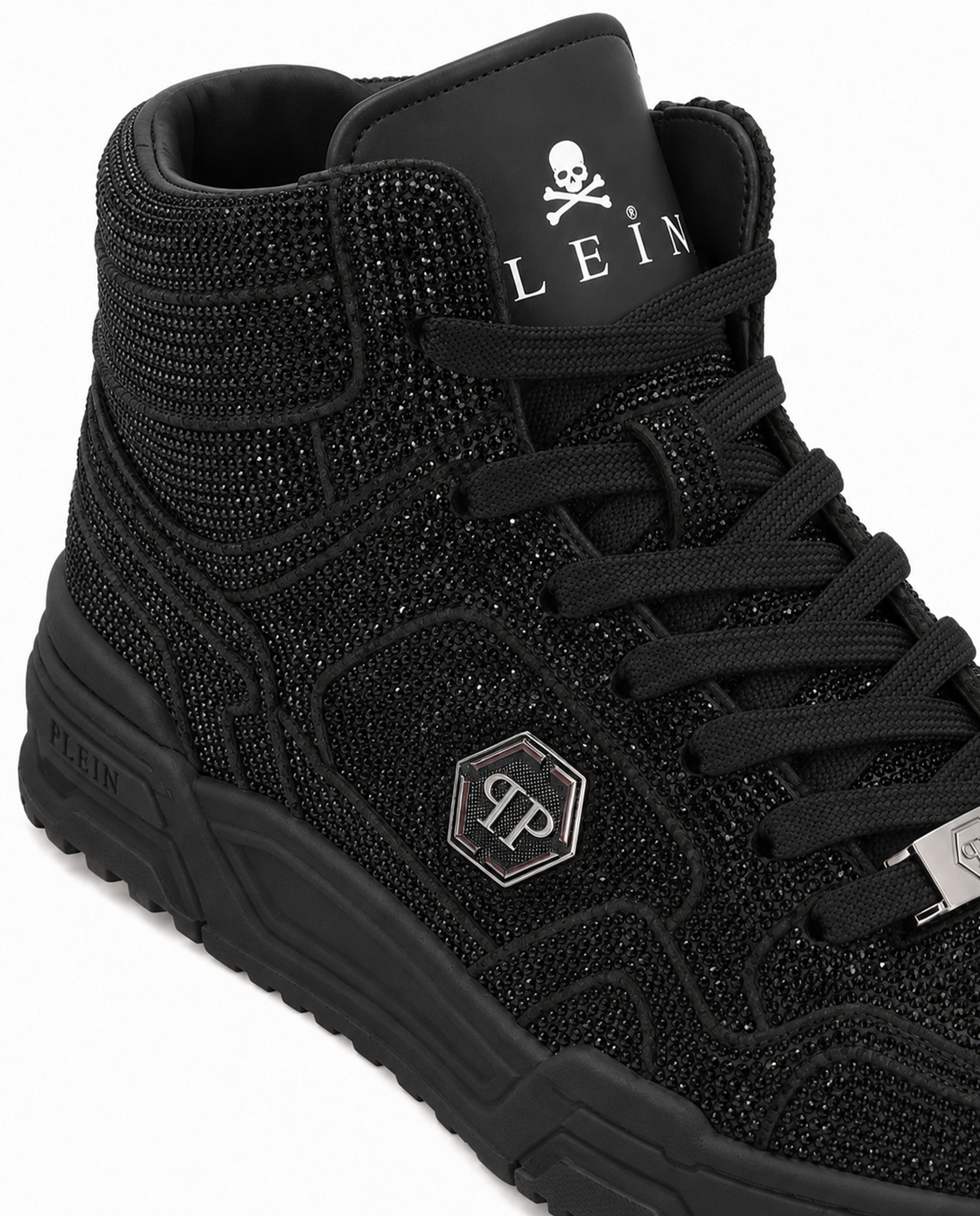 Czarne sneakersy z kryształkami Predator V2 Strass - Image #2