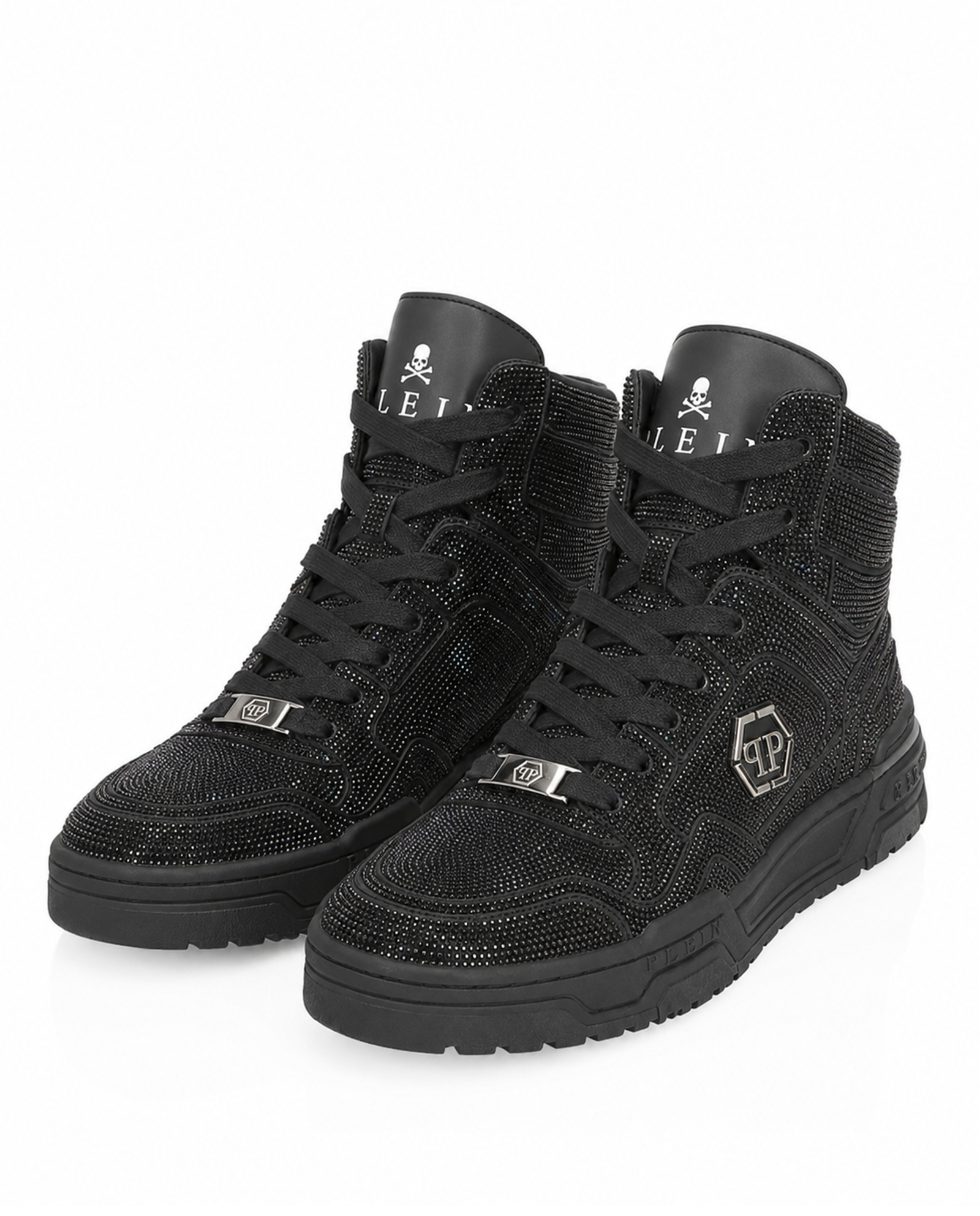 Czarne sneakersy z kryształkami Predator V2 Strass - Image #3