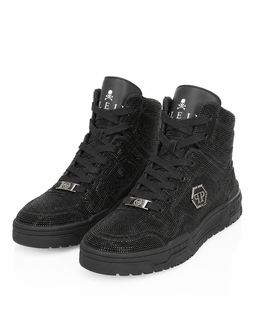 Czarne sneakersy z kryształkami Predator V2 Strass - Image #3