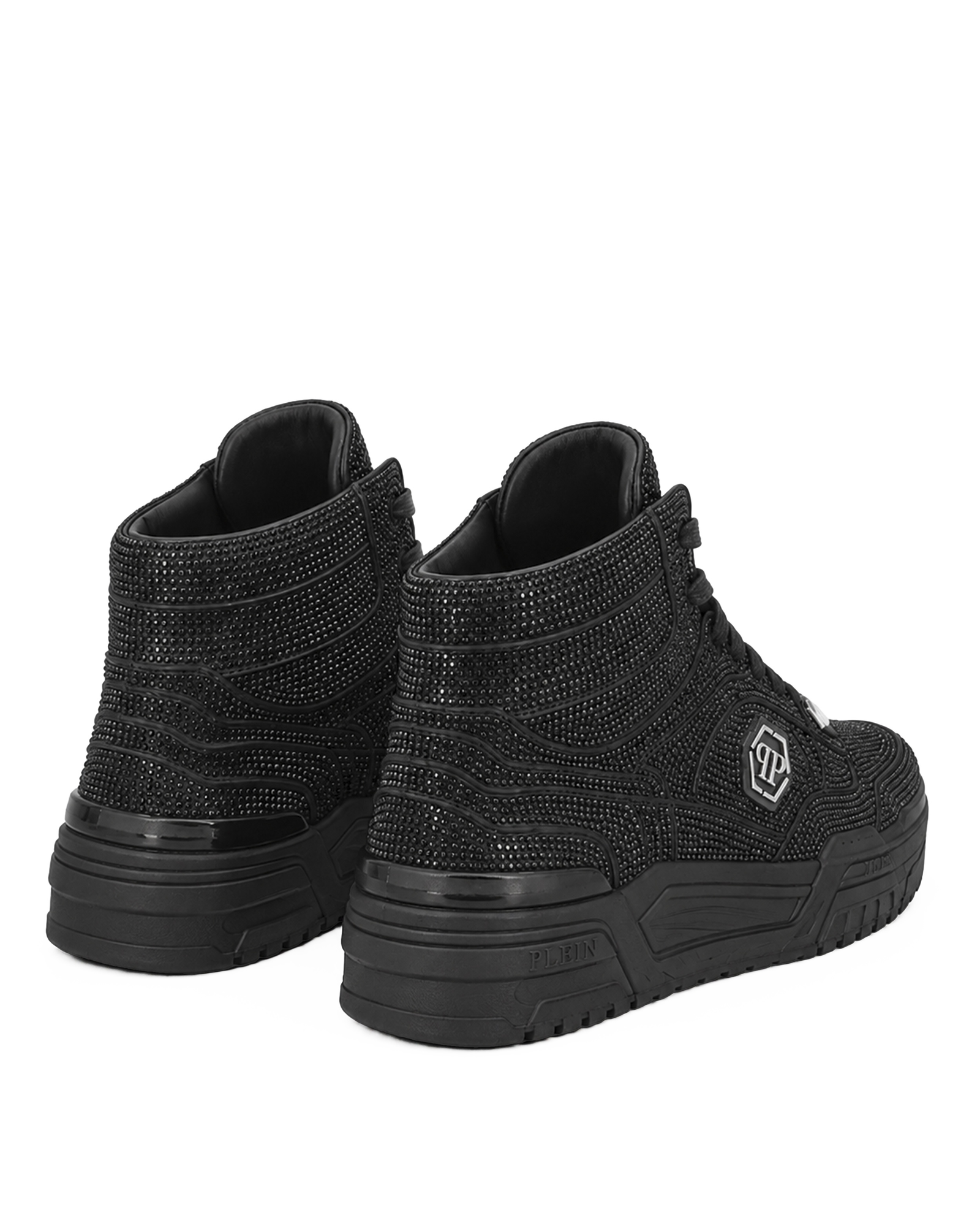 Czarne sneakersy z kryształkami Predator V2 Strass - Image #4