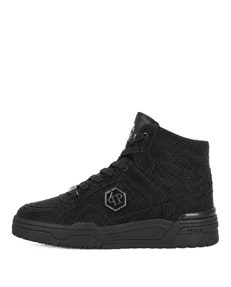 Czarne sneakersy z kryształkami Predator V2 Strass - Image #5