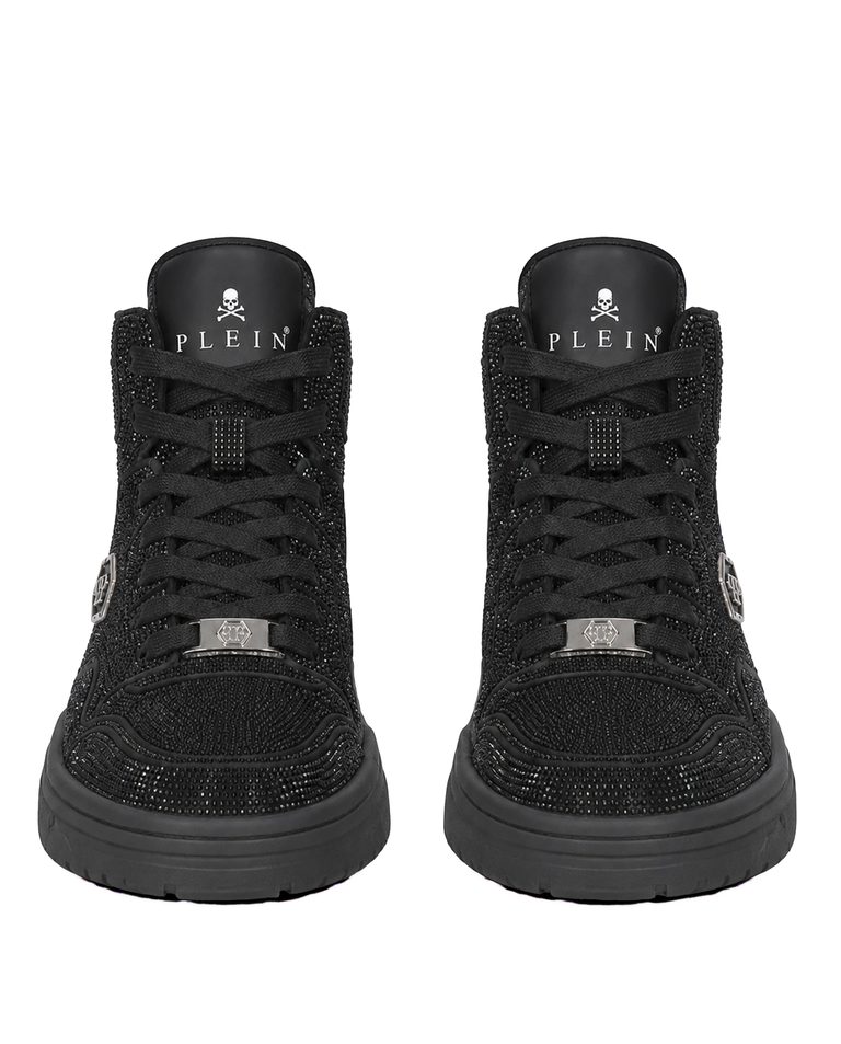 Czarne sneakersy z kryształkami Predator V2 Strass - Image #6