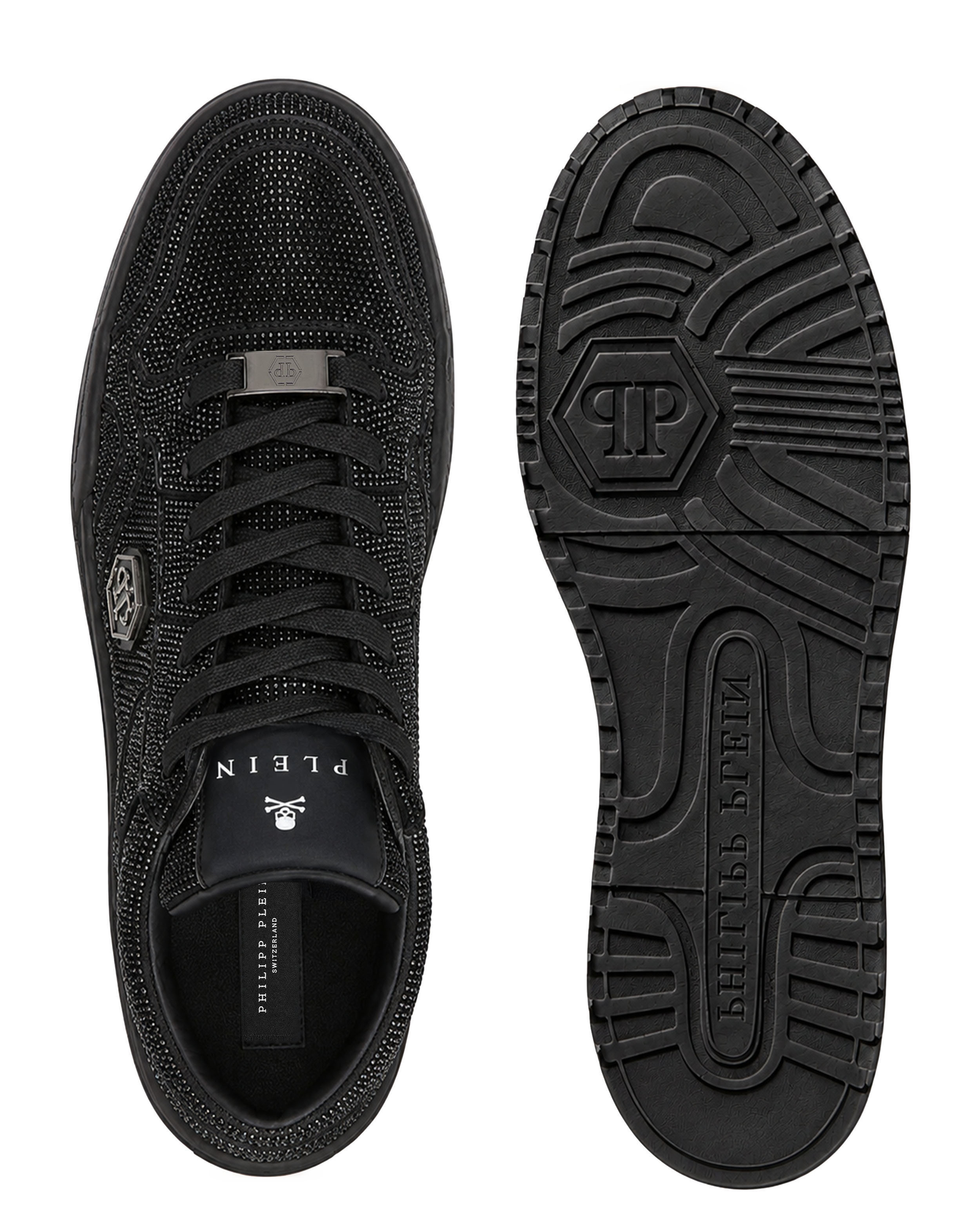 Czarne sneakersy z kryształkami Predator V2 Strass - Image #7