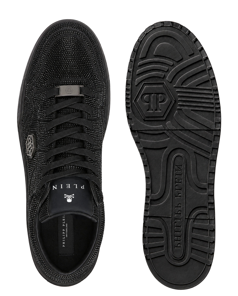 Czarne sneakersy z kryształkami Predator V2 Strass - Image #7