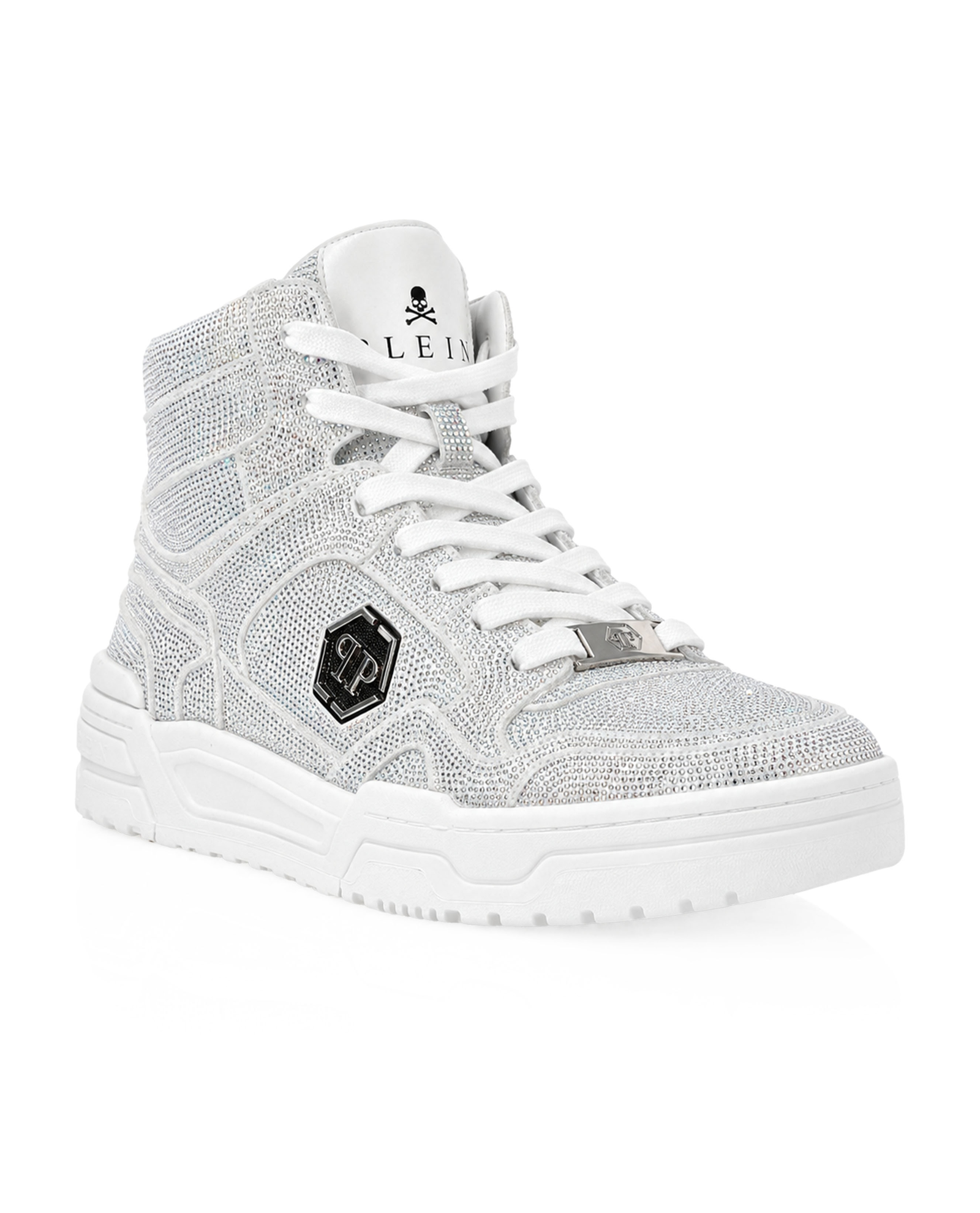 Białe sneakersy z kryształkami Predator V2 Strass - Image #1