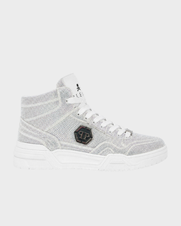 Białe sneakersy z kryształkami Predator V2 Strass - Image #0