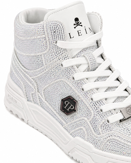 Białe sneakersy z kryształkami Predator V2 Strass - Image #2