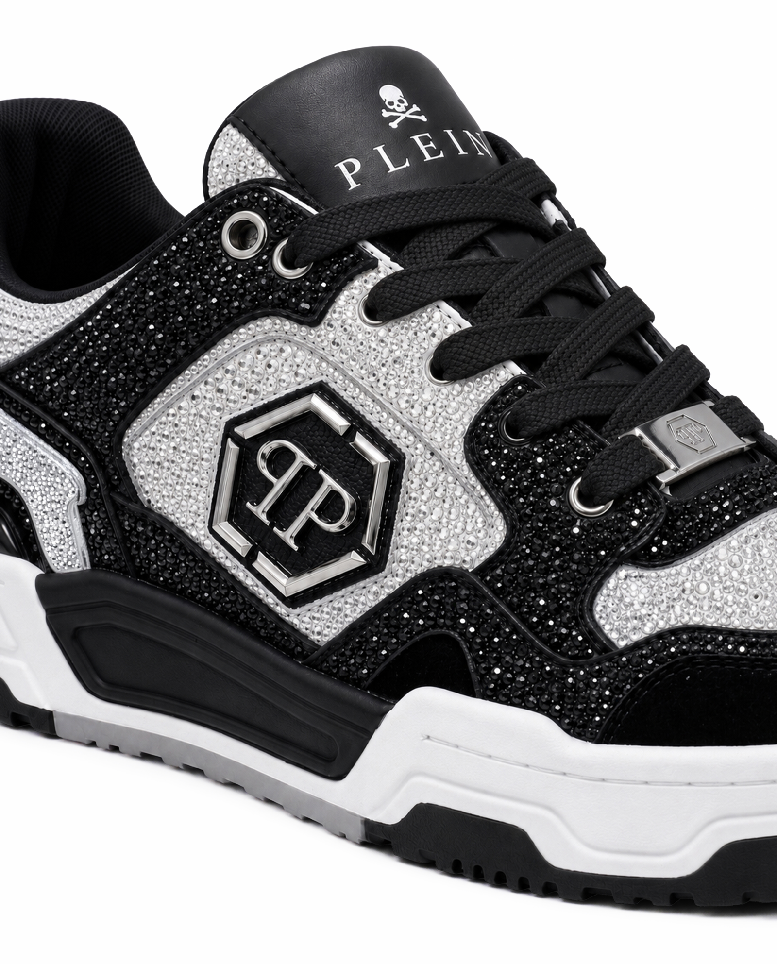 Czarno-białe sneakersy Predator V2 Strass - Image #2