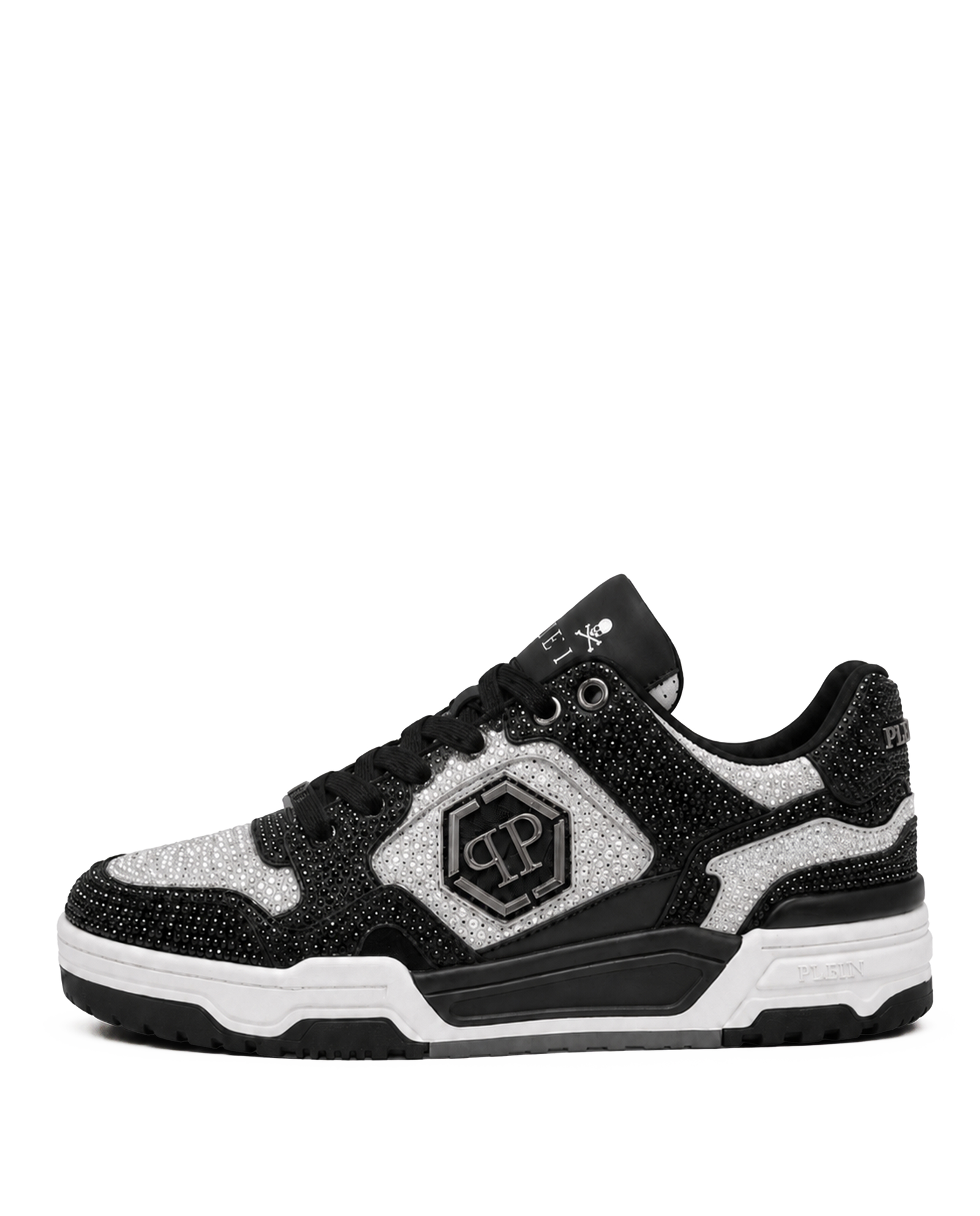 Czarno-białe sneakersy Predator V2 Strass - Image #4