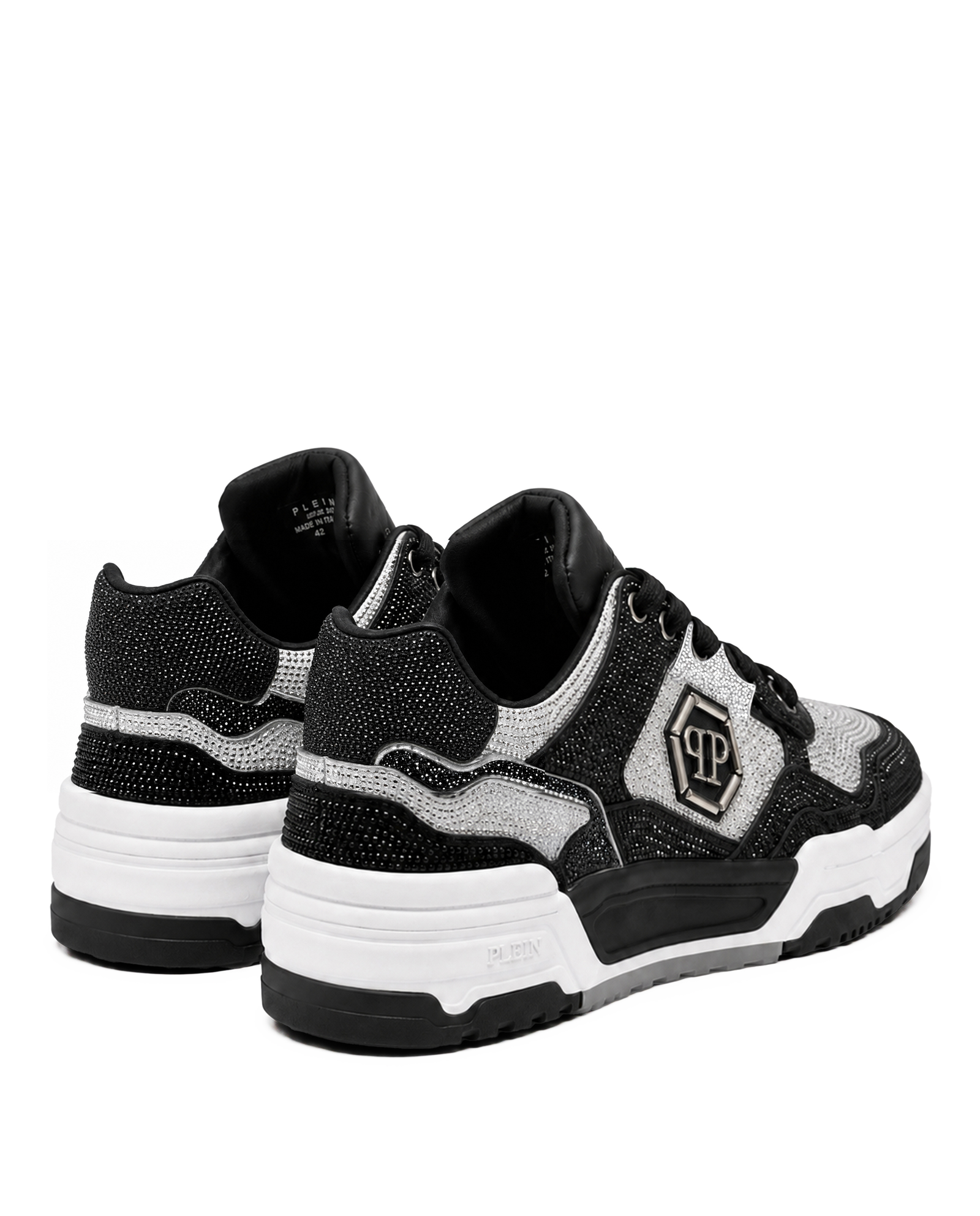Czarno-białe sneakersy Predator V2 Strass - Image #5