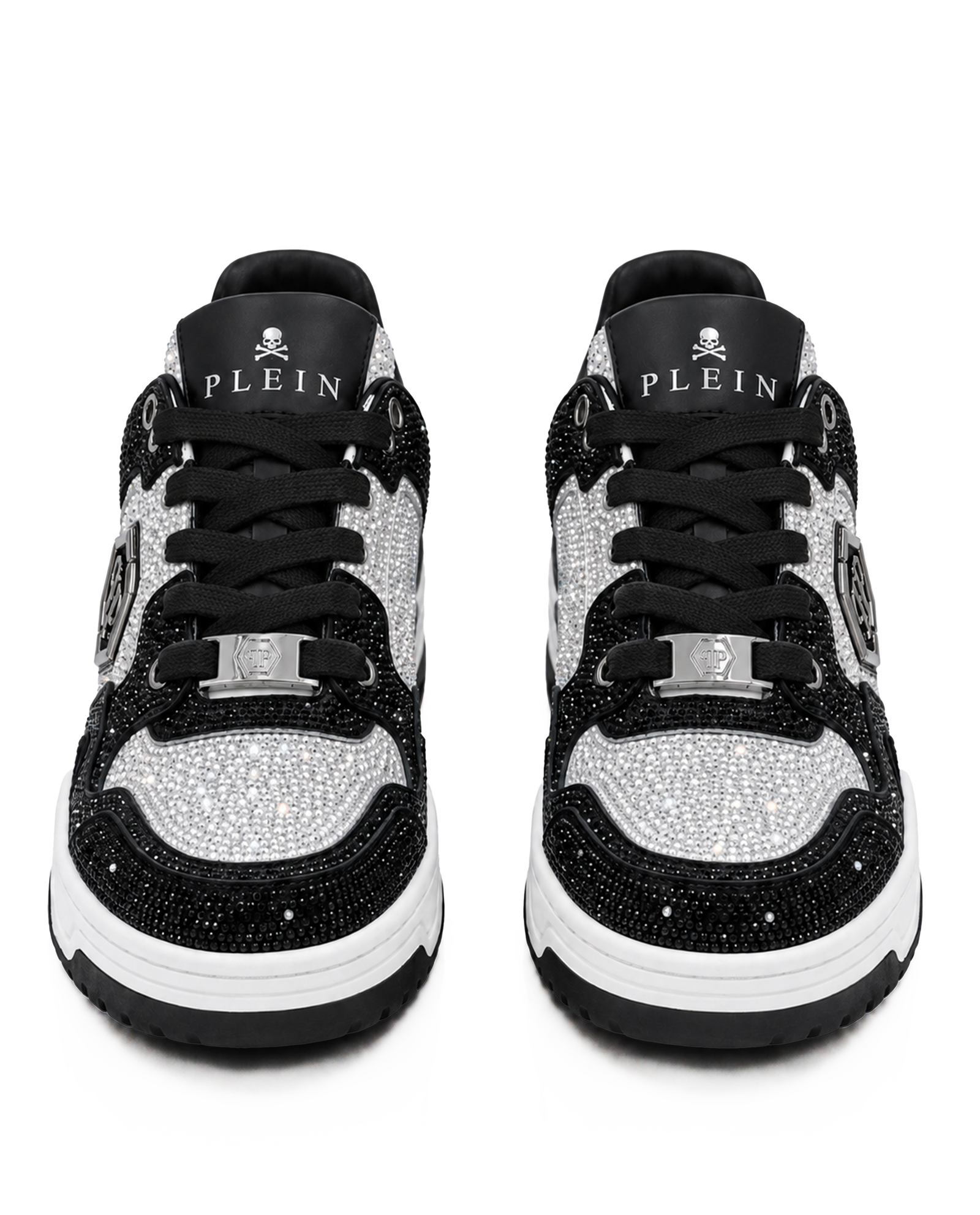 Czarno-białe sneakersy Predator V2 Strass - Image #6