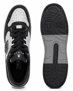 Czarno-białe sneakersy Predator V2 Strass - Image #7
