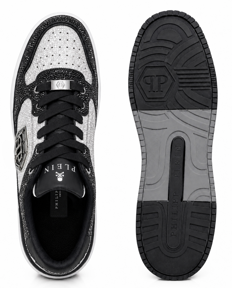 Czarno-białe sneakersy Predator V2 Strass - Image #7