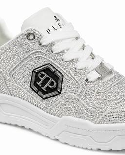 Srebrne sneakersy Predator V2 Strass - Image #2