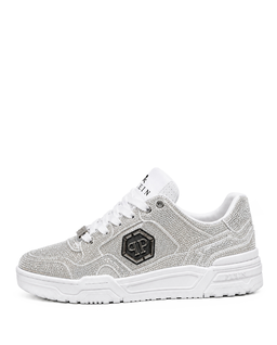 Srebrne sneakersy Predator V2 Strass - Image #4
