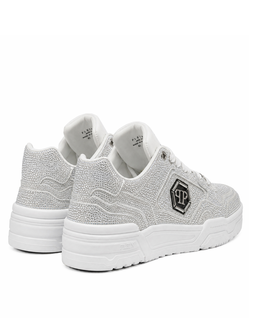 Srebrne sneakersy Predator V2 Strass - Image #5