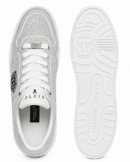 Srebrne sneakersy Predator V2 Strass - Image #7