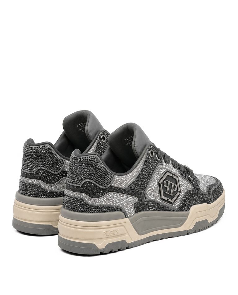 Szare sneakersy Predator V2 Strass - Image #5