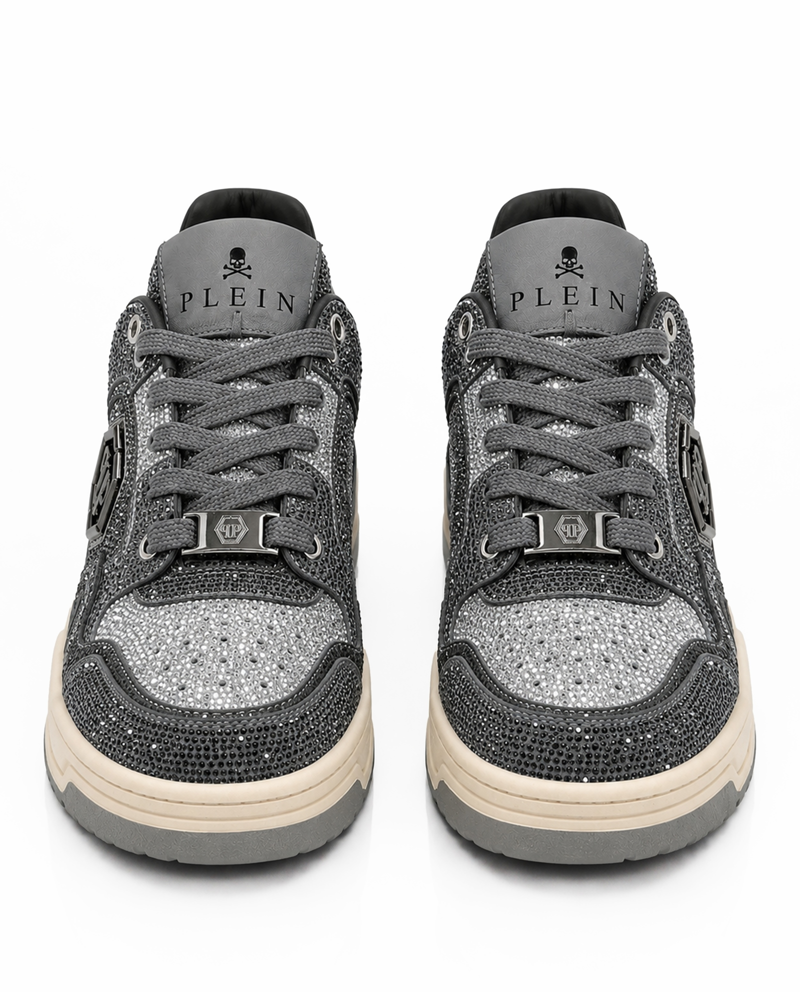 Szare sneakersy Predator V2 Strass - Image #6