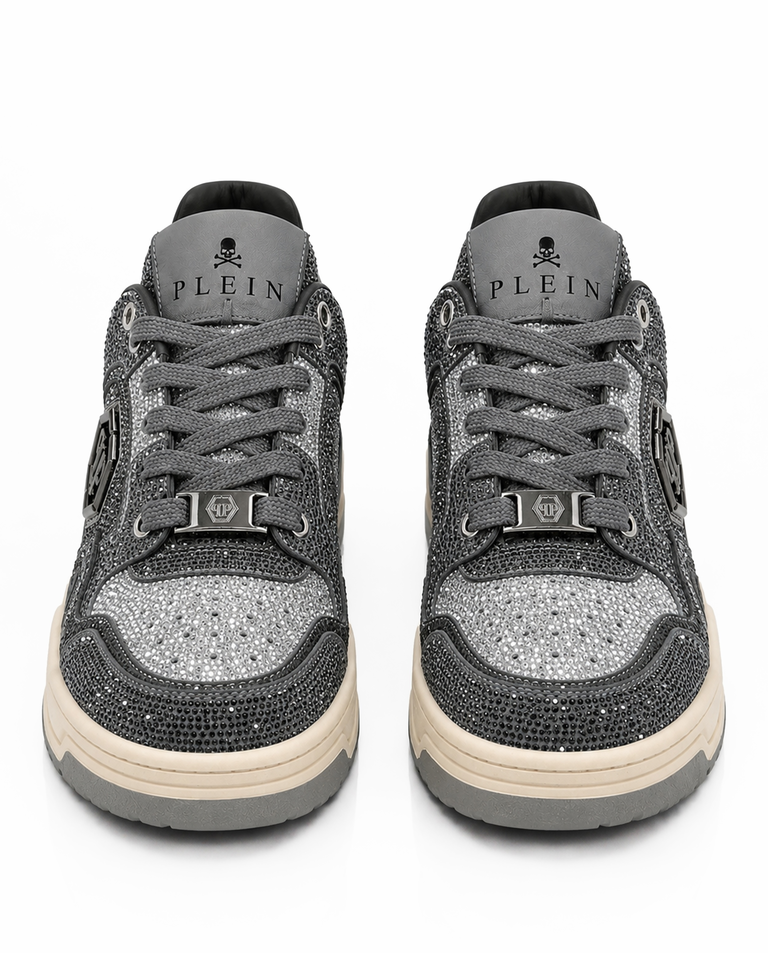 Szare sneakersy Predator V2 Strass - Image #6
