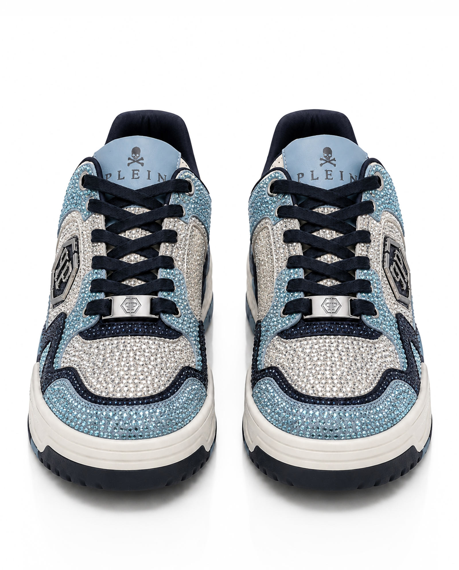 Niebieskie sneakersy Predator V2 Strass - Image #6