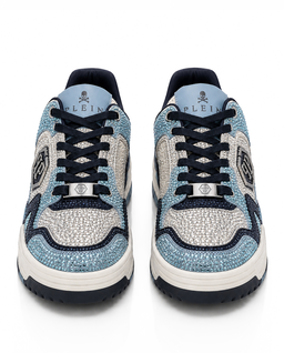 Niebieskie sneakersy Predator V2 Strass - Image #6