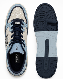 Niebieskie sneakersy Predator V2 Strass - Image #7